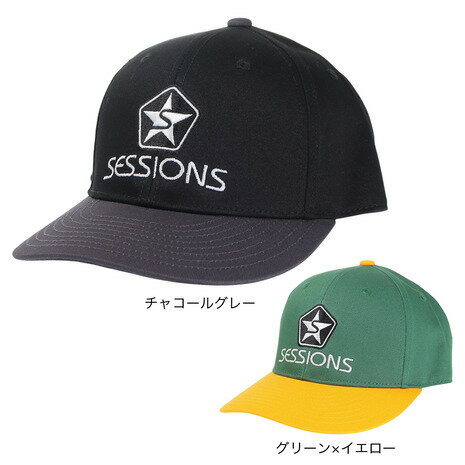 セッションズ（SESSIONS）（メンズ）PRE-CURVE キャップ 22100236 帽子