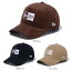 ニューエラ（NEW ERA）（メンズ、レディース）9FORTY A-Frame ボックスロゴ コーデュロイ キャップ 13751003/13751004/13751005 帽子