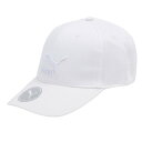 プーマ(PUMA)(メンズ、レディース)アーカイブ ロゴ BB キャップ 02255412 白 フリーサイズ