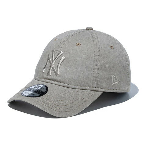 ニューエラ（NEW ERA）（メンズ、レディース）帽子 キャップ 9TWENTY ニューヨーク・ヤンキース ウォッシュドコットン ペブル×ペブル Mサイズ 14525109