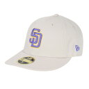 ニューエラ(NEW ERA)(メンズ、レディース)帽子 キャップ LP 59FIFTY MLB Color Variation サンディエゴ・パドレス ベージュ S-Mサイズ 14388389 スト系(4)