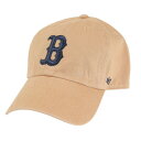 フォーティーセブン(47)(メンズ)キャップ RED SOX 47 CLEAN UP KHAKI B-RGW02GWSNL-KHB MLB ボストン・レッドソックス