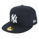 ニューエラ(NEW ERA)(メンズ)キャップ 59FIFTY MLBオンフィールド ニューヨーク・ヤンキース 13554987 帽子 吸汗速乾 大きいサイズ