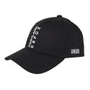 ライズ(RYZ)(メンズ、レディース)VERTICAL ロゴキャップ RZ20ST24SS0032 BKXWH