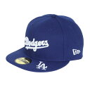 ニューエラ(NEW ERA)(メンズ、レディース)59FIFTY MLB Visor Logo ロサンゼルス・ドジャース キャップ 14307685 S-Lサイ...