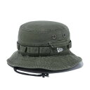 ニューエラ(NEW ERA)(メンズ、レディース)帽子 アドベンチャーハット ベーシック ダックコットン 14524832 57cm-59cm オリーブ