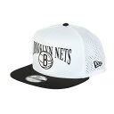 ニューエラ(NEW ERA)(メンズ、レディース)帽子 キャップ 9FIFTY A-Frame NBA 2-Tone ブルックリン・ネッツ バイザー Mサイズ ...