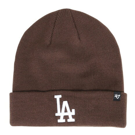 フォーティーセブン（47）（メンズ、レディース）キャップ カフニット ドジャース ブラウン RKN1 ...