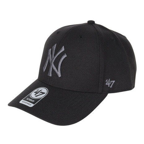 フォーティーセブン（47）（メンズ）キャップ エムブイピー ニューヨーク・ヤンキース 黒 55-61cm B-MVP17WBV-BKD 14751295 スポーツキャップ 帽子