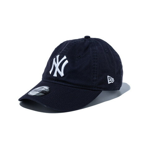 ニューエラ（NEW ERA）（メンズ、レディース）キャップ 9THIRTY ロングバイザー ニューヨーク・ヤンキース ウォッシュドコットン 紺 Mサイズ 14527272(4)
