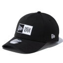 ニューエラ(NEW ERA)(メンズ、レディース)39THIRTY ボックスロゴ ブラック × ホワイト キャップ 13552147 帽子 大きいサイズ