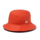 ニューエラ(NEW ERA)(メンズ、レディース)帽子 ハット バケット01 ベーシック ツイルコットン オレンジ S-Lサイズ(57-59cm) 146677...
