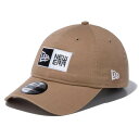 ニューエラ（NEW ERA）（メンズ、レディース）キャップ 9TWENTY ウォッシュドコットン ボックスロゴ 13552114 帽子