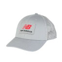 ニューバランス(new balance)(メンズ)帽子 キャップ スタックドロゴトラッカー グレー LAH51016SLA ファッション おしゃれ スト系 カジ...