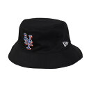 ニューエラ(NEW ERA)(メンズ、レディース)帽子 バケット01 リバーシブル MLB Reversible Hat ニューヨーク・メッツ 14109582