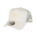 ニューエラ(NEW ERA)(メンズ、レディース)帽子 キャップ 940 A-Frame トラッカー コットン Flax オーバルロゴ 14388644 通気性 メッシュ おしゃれ スト系(4)