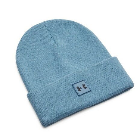 アンダーアーマー（UNDER ARMOUR）（メンズ、レディース）ニットキャップ UA ハーフタイム カフ ビーニー ブルーグレー 1373155 418 ニット帽 防寒