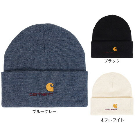 カーハート  帽子 メンズ カーハート（CARHARTT）（メンズ、レディース）ニット帽 アメリカン スクリプト ビーニー I025386