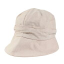 サンファミリー(SUN FAMILY)(レディース)帽子 クールUV小顔クロッシェ ハット ベージュ SUNF-691055-255 紫外線対策 メッシュ 通気...
