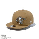 ニューエラ（NEW ERA）（キッズ）ユース 9FIFTY ピーナッツ スヌーピー キャップ カーキ 14124287