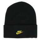 ナイキ(NIKE)(キッズ)ジュニア ニット帽 ピーク リバーシブル トール カフ スマイリー ビーニー FB6493-010