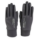 デサント(DESCENTE)(メンズ)手袋 ライト ストレッチフィールド グローブ ST4FGV50U GY00 グレー M-Lサイズ タッチパネル対応 裏起毛
