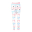 福助(FUKUSUKE)(レディース)もこぱん 10分丈 レギンス シロクマ 50-0000 150 防寒