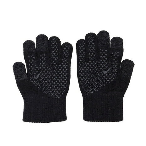 ナイキ（NIKE） 手袋 防寒 ジュニア ニットテック&グリップグローブ2 黒 CW3015 091 （キッズ）