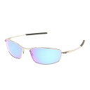 オークリー(OAKLEY)(メンズ、レディース)サングラス WHISKER Satin Chrome/Prizm Sapphire Polarized 4141...
