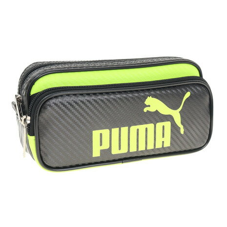 プーマ（PUMA）（メンズ、レディース、キッズ）カラーカーボン ダブルペンケース 787PMBY ブラックイエロー