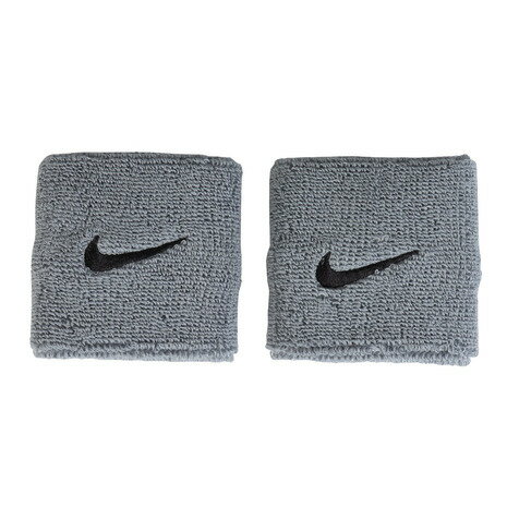 【ポイント10倍！要エントリー★11/25-27 01:59まで】ナイキ（NIKE）（メンズ、レディース）リストバンド スウッシュ クラシック 2P グレー BN3000-005