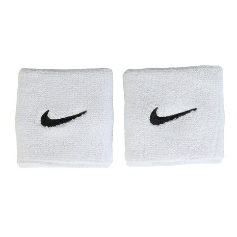 【ポイント10倍！要エントリー★11/25-27 01:59まで】ナイキ（NIKE）（メンズ、レディース）リストバンド スウッシュ クラシック 2P ホワイト×ブラック BN3000-101