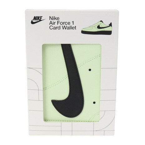 ナイキ(NIKE)(メンズ、レディース、キッズ)カードケース アイコン エアフォース1 カードウォレット 黄×黒 NW0001-756 ミニウォレット マネーク...