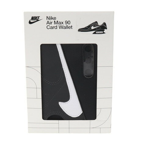 ナイキ(NIKE)(メンズ、レディース、キッズ)カードケース アイコン エアマックス90 カードウォレット黒×白 NW0002-076 ミニウォレット マネーク...
