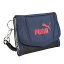 プーマ(PUMA)(キッズ)財布 ジュニア アクティブ ウォレット 紺 07903510 三つ折り 小銭入れ 子供