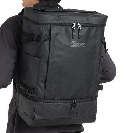 コールマン(Coleman) バックパック シールド35 2レイヤー スクエア型 リュック 2000037780 ブラック 35L 防水 アウトドア 通勤 通学