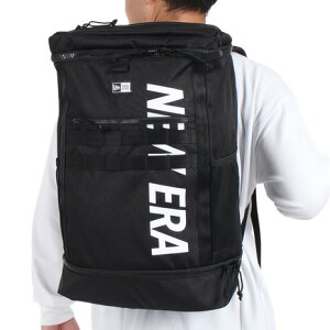 ニューエラ（NEW ERA） リュック ボックスパック ラージ 46L プリントロゴ バックパック 12674103 ブラック