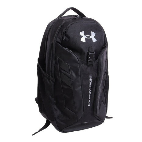 アンダーアーマー（UNDER ARMOUR）（メンズ、レディース）リュック ハッスル プロ バックパック (ブラック×メタリックシルバー)1367060 001 撥水