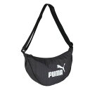 プーマ(PUMA)(メンズ、レディース)ショルダーバッグ BASE ハーフ ムーン バッグ 黒 3L 09134701 ハンドバッグ ミニバッグ