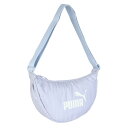 プーマ(PUMA)(メンズ、レディース)ショルダーバッグ BASE ハーフ ムーン バッグ ラベンダー 3L 09134702 ハンドバッグ ミニバッグ