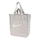 ナイキ(NIKE)(レディース)トートバッグ ジム グレー 28L DR7217-009 ジムバッグ ジム用バッグ トート サブバッグ 肩掛けバッグ 大容量