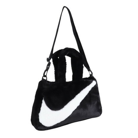 【10%OFFクーポン対象！1/4まで】ナイキ（NIKE）（レディース）フェイク ファー トート ショルダー バッグ 10L FB3050-010のサムネイル