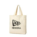 ニューエラ(NEW ERA)(メンズ、レディース)バック ライトトートバッグ 14L フラッグロゴ アイボリー 14521353 シンプルカジュアル