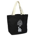 エムエルビー(MLB)(メンズ)MLBキャンバストート トートドジャース LA-SCV-03 BLACKxIVORY