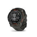 ガーミン(GARMIN)(メンズ、レディース)腕時計 Instinct 3 Dual Power 50mm タフネスGPSウォッチ 010-02935-30 防水 黒