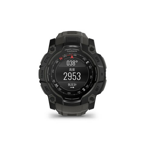 ガーミン（GARMIN）（メンズ、レディース）腕時計 Instinct 3 AMOLED 50mm タフネスGPSウォッチ 010-03020-30 防水 黒
