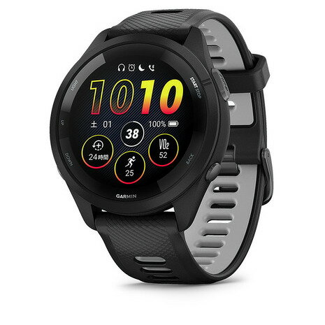 ガーミン（GARMIN）（メンズ、レディース）スマートウォッチ 時計 フォーランナー265 Forerunner 265 Black 010-02810-40