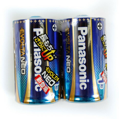 楽天SuperSportsXEBIO楽天市場支店パナソニック（Panasonic）（メンズ、レディース、キッズ）乾電池 エボルタ ネオ 単1形 2本パック