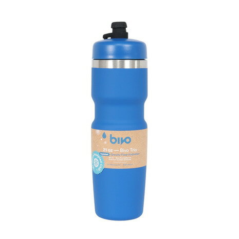 bivo（bivo ）（メンズ、レディース）水筒 Bivo Trio ボトル 青 620ml BT-IN-21-TB 重力による優れた飲み心地 ステンレスボトル 保冷