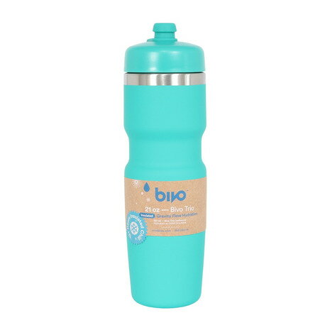 bivo（bivo ）（メンズ、レディース）水筒 Bivo Trio ボトル ターコイズ 620ml BT-IN-21-TQ 重力による優れた飲み心地 ステンレスボトル 保冷